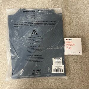 The Tortured Poets Department Black Jacket With Patches